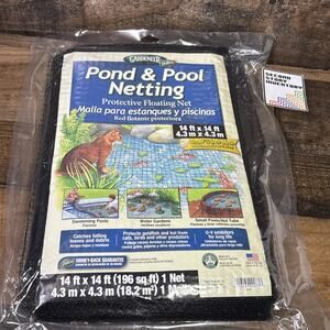 Dalen 14' x 14' Pond & Pool Netting Outdoor Water Garden Cover Protective Mesh